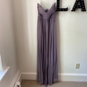 Donna Morgan Womens Laura Dress Gray Purple